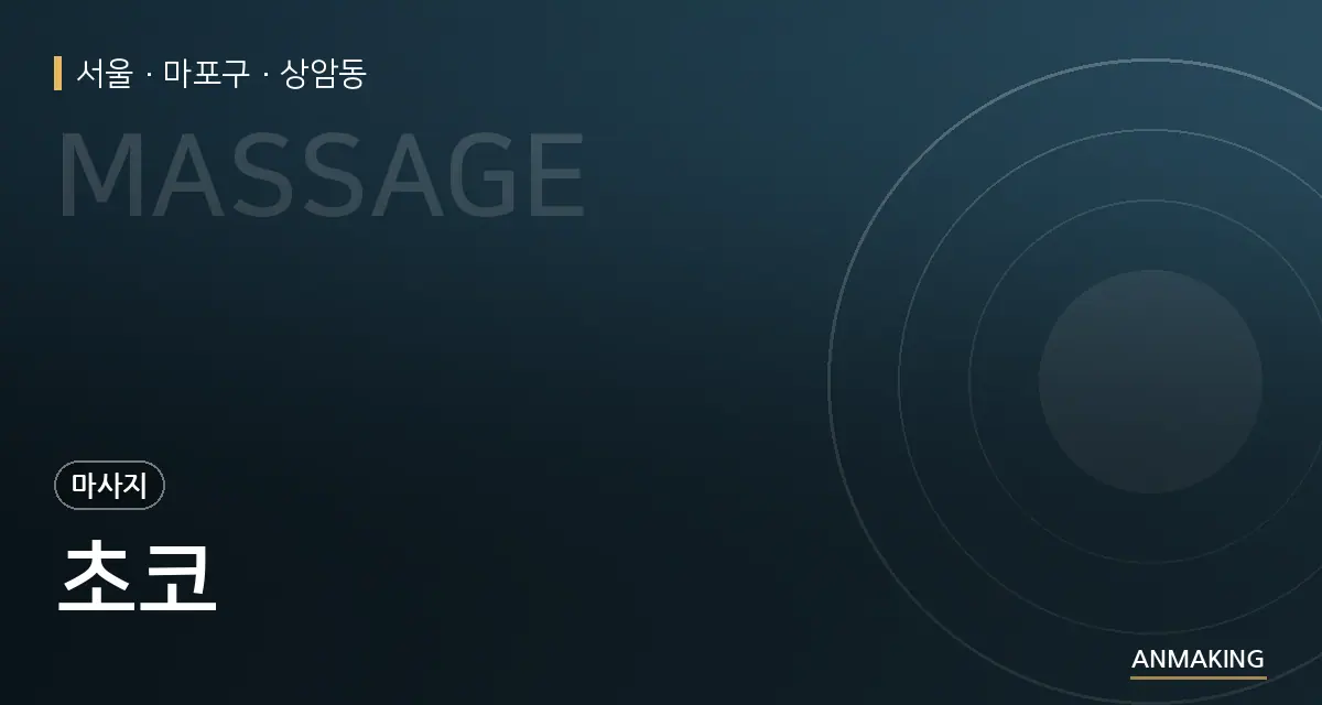 서울 마포구 초코 안내 이미지