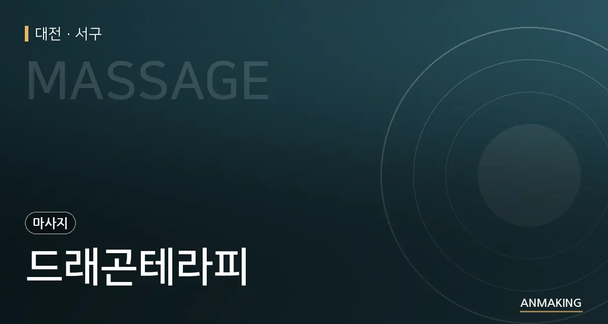 대전 서구 드래곤테라피 안내 이미지