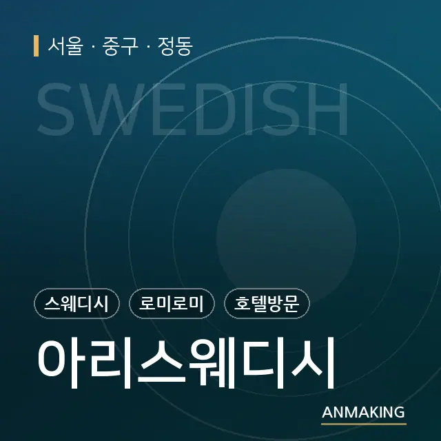 서울 중구 아리스웨디시 안내 이미지