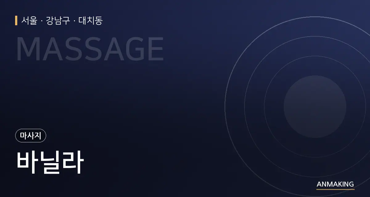 서울 강남구 바닐라 안내 이미지