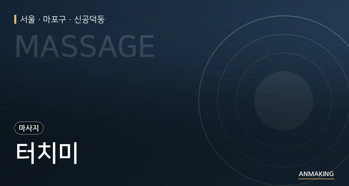 서울 마포구 터치미 안내 이미지