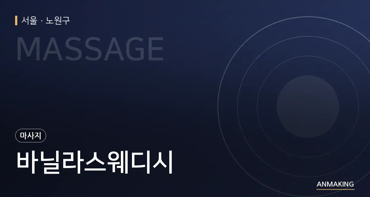 서울 노원구 바닐라스웨디시 안내 이미지