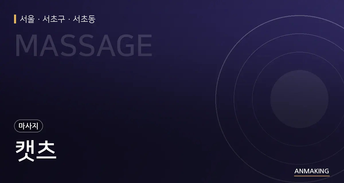 서울 서초구 캣츠 안내 이미지