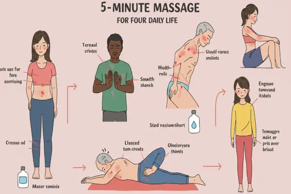 🌟 5분 마사지로 일상 스트레스 타파: 하루를 가볍게 만드는 비법 1 5분 마사지 중요성