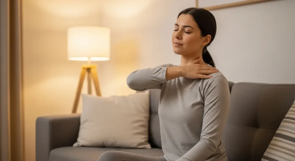 어깨 마사지 집에서 10분 완성 루틴